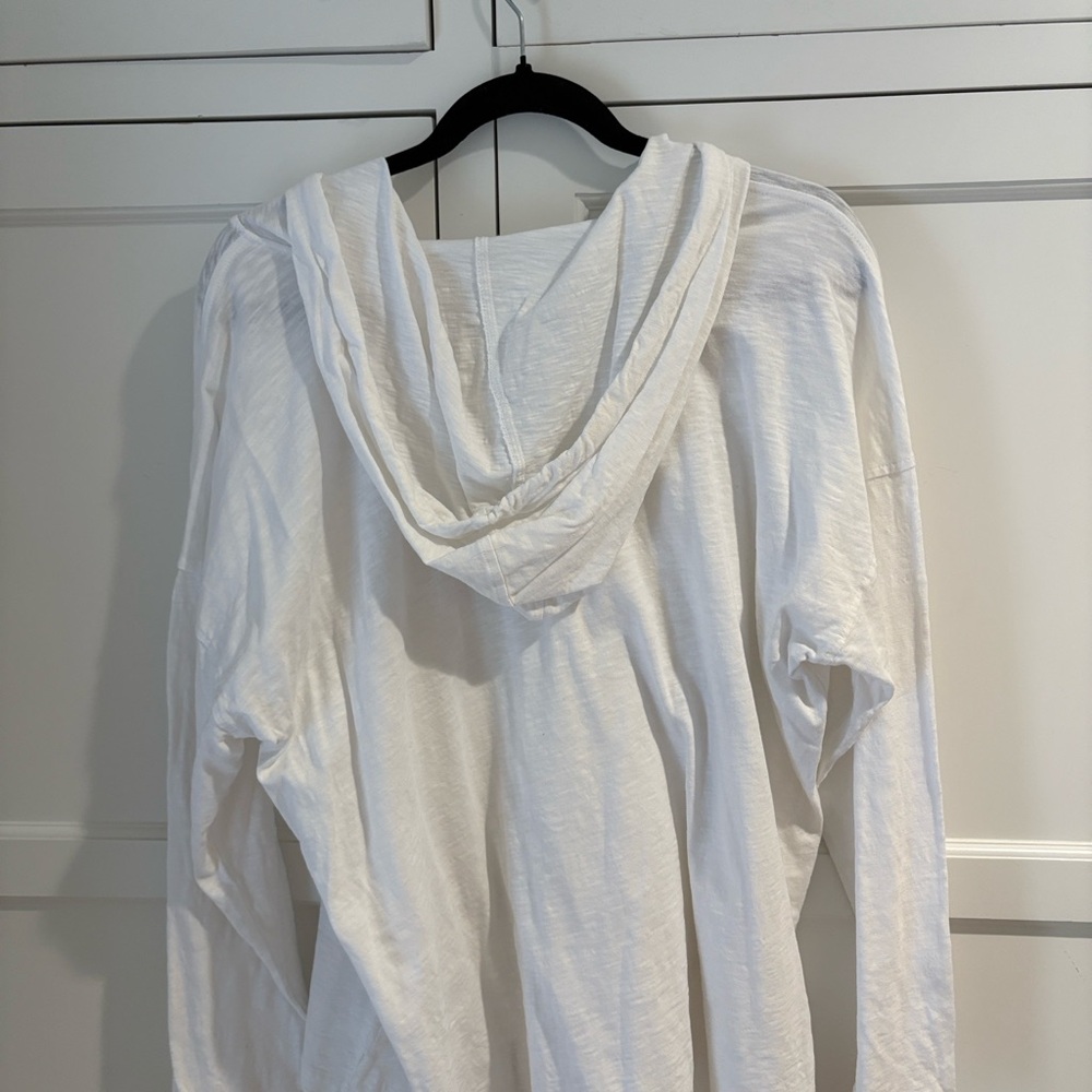 Caslon White Hooded t-shirt | XL - Picture 5 of 11